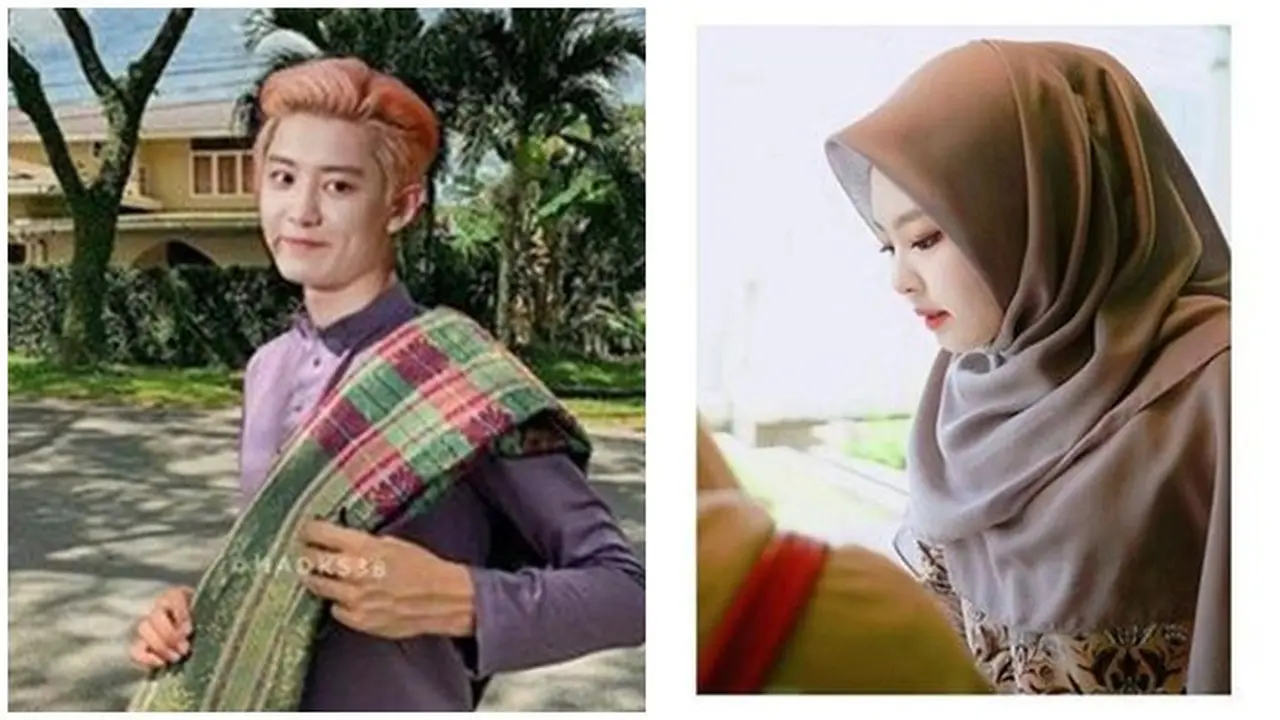 8 Potret Editan Foto Idol K-Pop Ikut Rayakan Lebaran Ini Bikin Senyum Sendiri