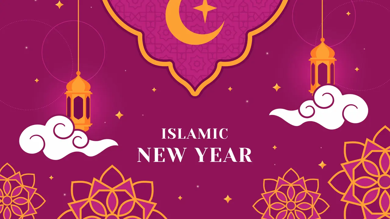 Ilustrasi Tahun Baru Islam.
