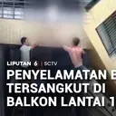 Balita di Tiongkok Tersangkut di Terali Balkon Lantai 12