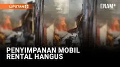 Garasi Tempat Penyimpanan Mobil Rental Hangus Terbakar, 2 Karyawan Luka Bakar