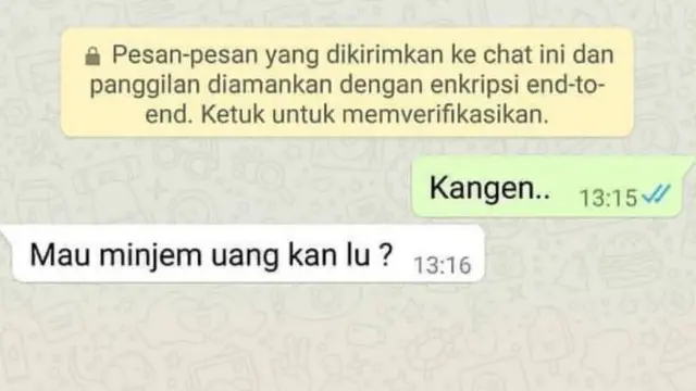 7 Chat Kocak Bilang Kangen Ke Orang Ini Ujungnya Bikin Sedih