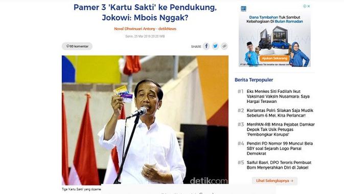 Gambar Tangkapan Layar Artikel dari Situs detik.com