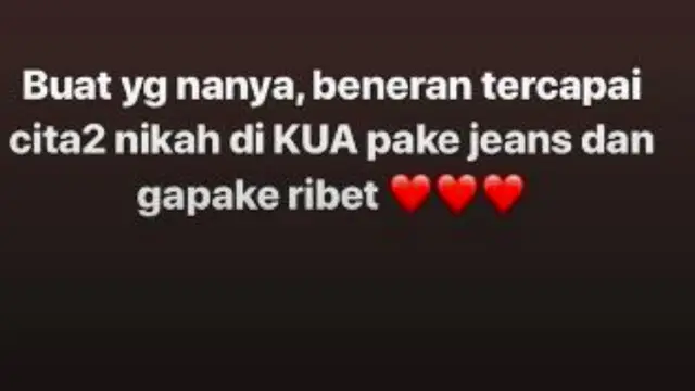 Suhay Salim Menikah, Penampilannya Saat di KUA Disorot