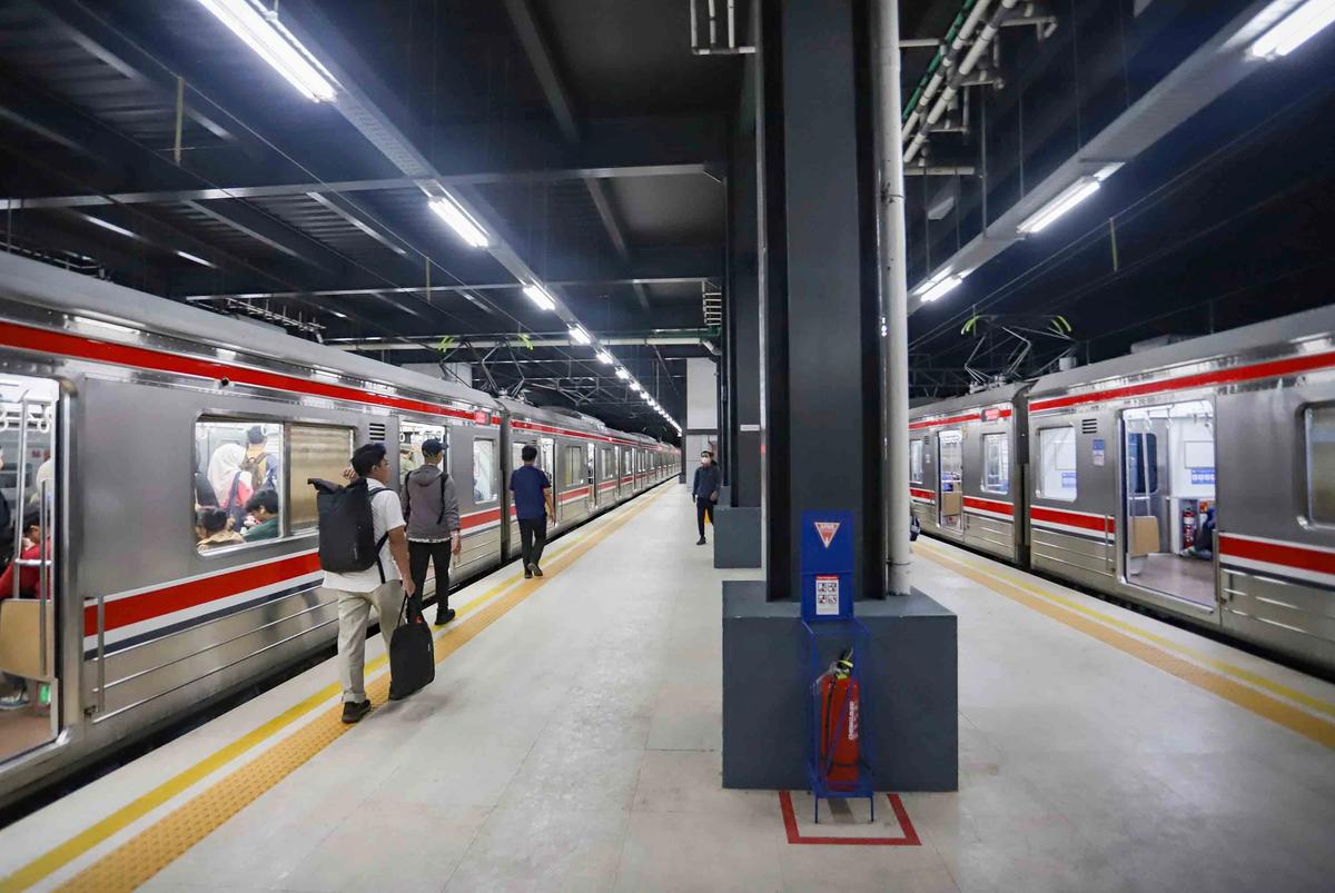 FOTO: Uji Coba Stasiun Rangkasbitung Ultimate Dimulai, Fasilitas Baru Siap Sambut Penumpang