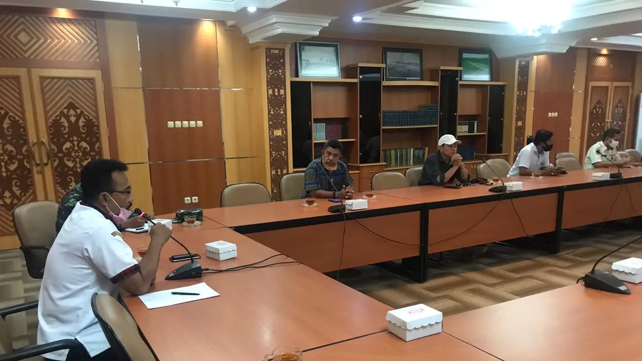 Pertemuan Pemkot Samarindan dan Pedagang Pasar Malam