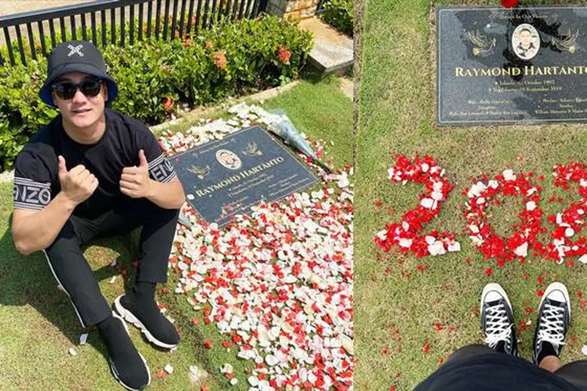 Ziarah Ke Makam Adik, Ini 7 Momen Kenangan Boy William dan Raymond Hartanto