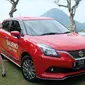 Suzuki Baleno hatchback meramaikan pasar nasional. (Septian/Liputan6.com)