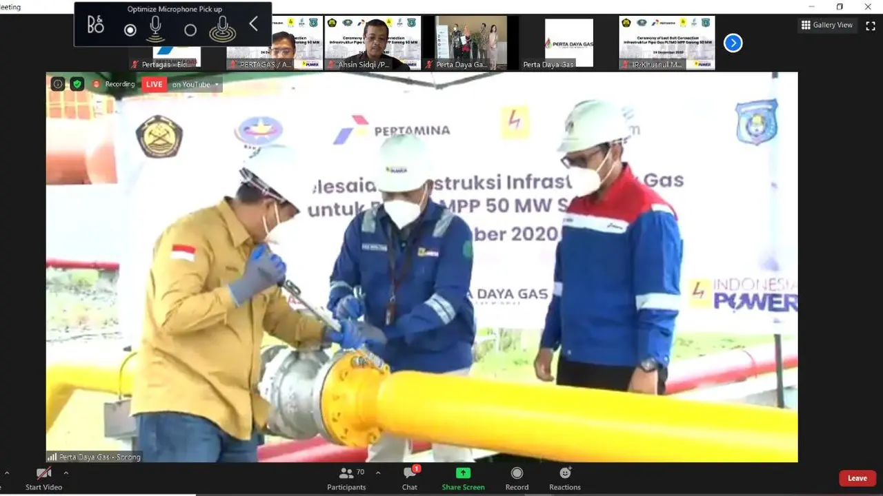PGN Selesaikan Infrastruktur Gas PLTMG Sorong