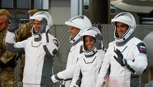 Astronaut AS Cetak Rekor Penerbangan Tercepat ke Stasiun Luar Angkasa