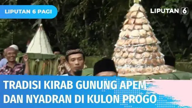 Kegiatan tradisi jelang Ramadan kembali digelar setelah terhenti selama 2 tahun akibat pandemi Covid-19. Warga di Dobangsan, Kulon Progo, menggelar adat tradisi kirab gunung apem dan nyadran.