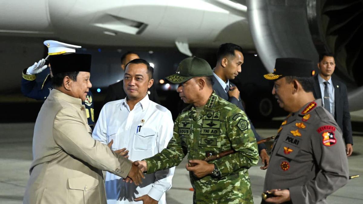 Prabowo Tiba di Tanah Air, Disambut Mensesneg hingga Kapolri