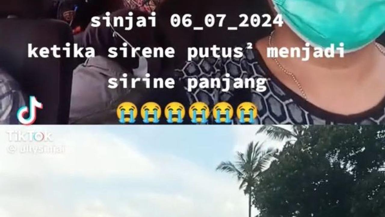 "Sinjai 06-07-2024 ketika sirene putus-putus menjadi sirine panjang," tulisnya dalam video.