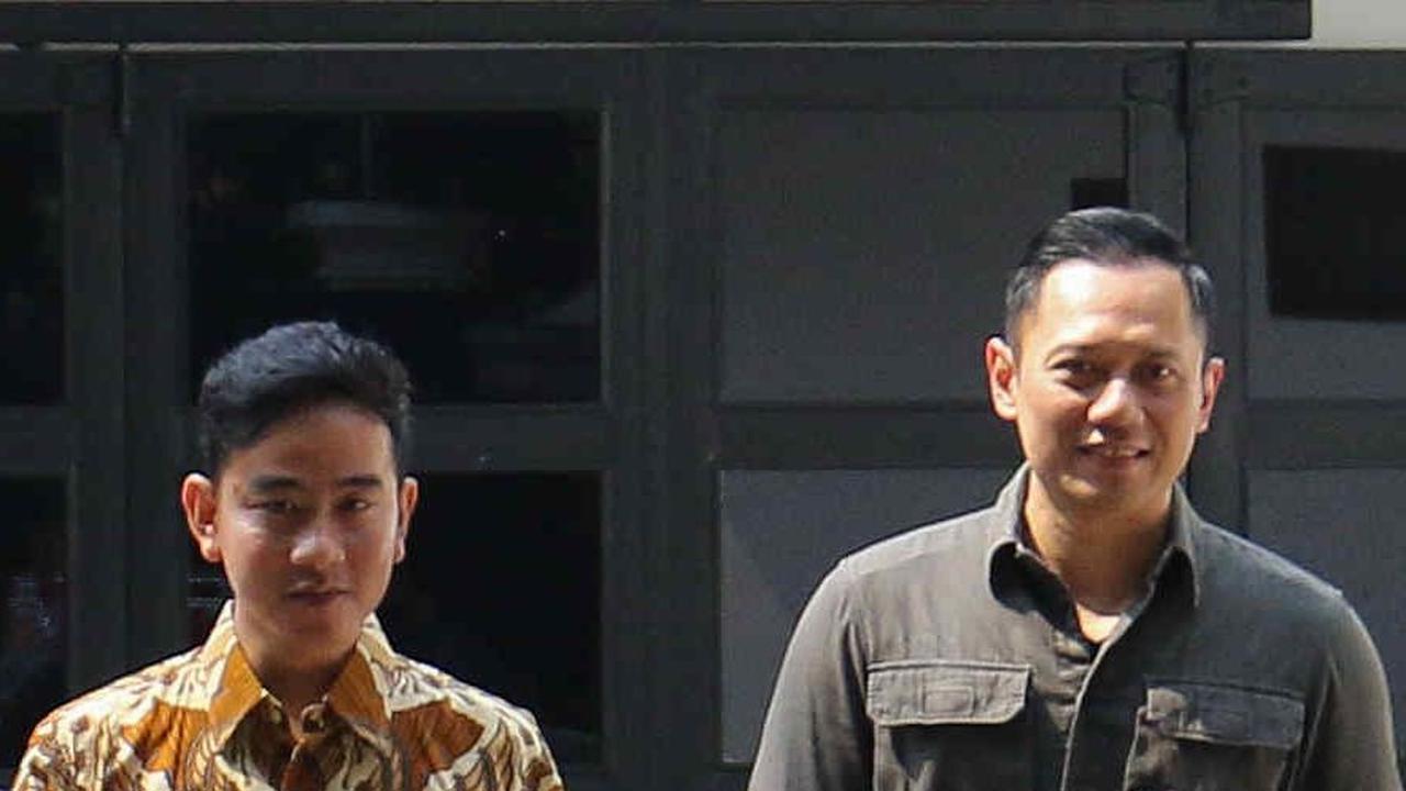 FOTO: Gibran dan AHY Kompak Bungkam Usai Gelar Pertemuan Tertutup