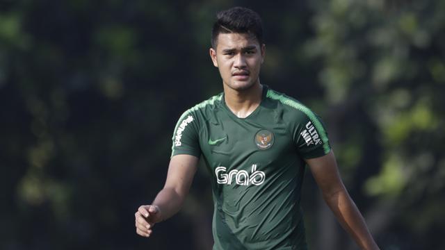 Pemain Timnas Indonesia U-22, Muhammad Rafli. (Bola.com/Vitalis Yogi Trisna)