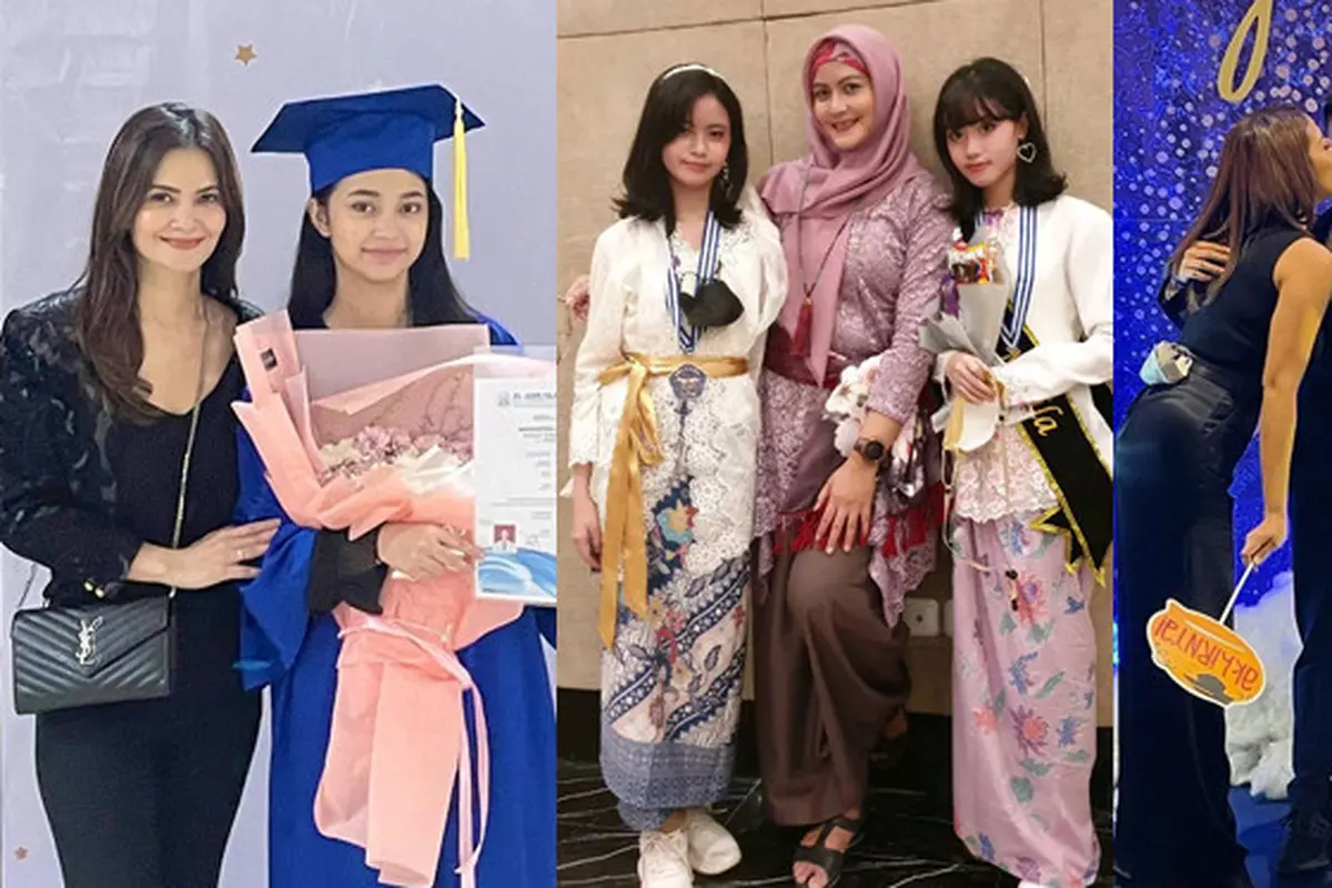 [Fimela] Artis Dampingi Anak Kelulusan