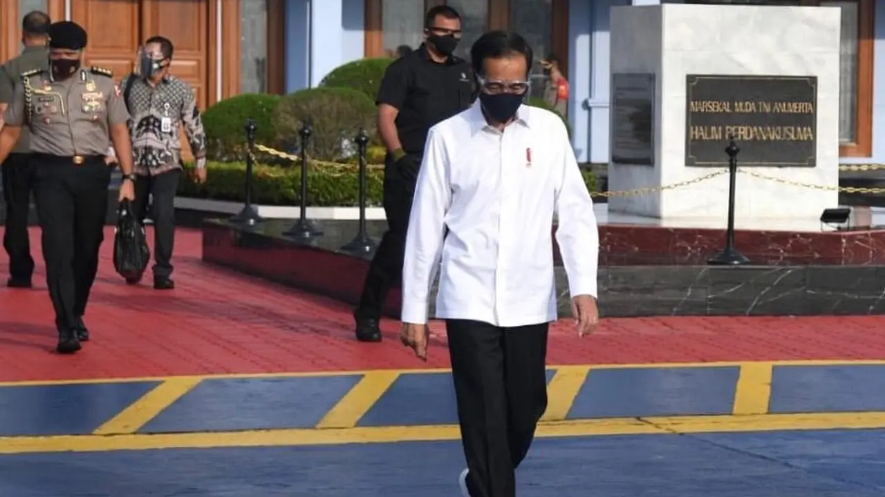 Presiden Joko Widodo atau Jokowi melakukan kunjungan kerja ke Sulawesi Tenggara, Kamis (22/10/2020).