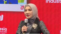 Direktur Utama PT Pertamina (Persero) Nicke Widyawati di Paviliun Indonesia pada World Economic Forum (WEF) yang digelar di Davos, Swiss, Rabu (18/1).