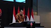 Menko Bidang Perekonomian Airlangga Hartarto, saat pembukaan perdagangan dan pencatatan perdana saham PT Gunanusa Eramandiri Tbk di Bursa Efek Indonesia (BEI), Jakarta, Selasa, 9 Juli 2024. (Foto: Kemenko Perekonomian)