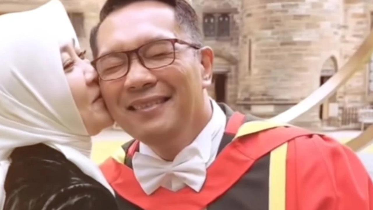 Momen manis Atalia-Ridwan Kamil