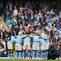 Pemain Manchester City melakukan briefing bersama sebelum kickoff laga Premier League melawan Burnley di Manchester - AP Photo/Jon Super