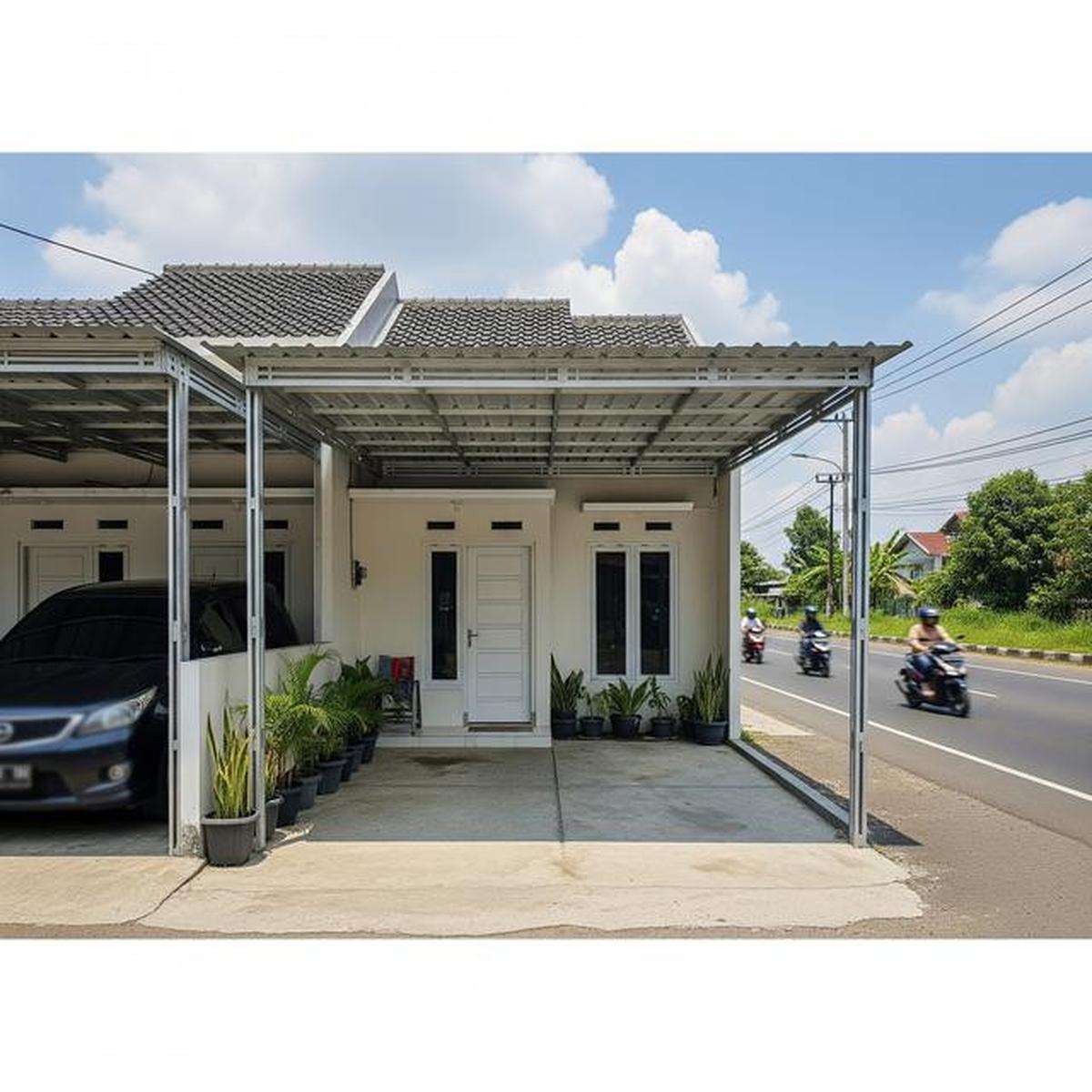 Ukuran Carport Rumah Kecil Agar Tetap Lega dan Fungsional