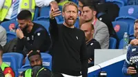 Manajer Brighton and Hove Albion, Graham Potter. (AFP/Glyn Kirk)