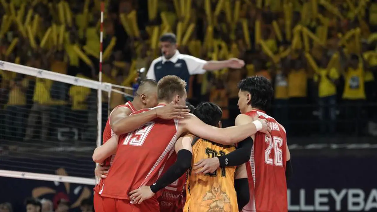 Foto: Jakarta Bhayangkara Presisi Raih Kemenangan dalam Laga Pembuka AVC Men’s Club Championship 2026 Pontianak