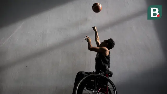 Latihan Basket Kursi Roda