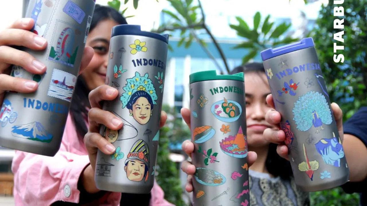 Potret Kekayaan Budaya dan Alam Indonesia dalam Tumbler Edisi HUT RI ke-77