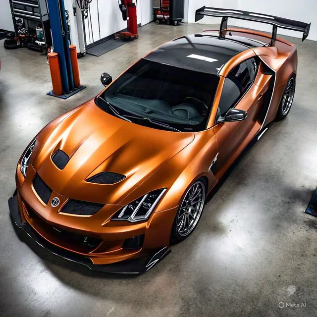 Inspirasi Cat Mobil Warna Orange Metalic