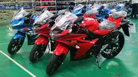 Suzuki GSX-150 Series terdiri dari GSX-R150 dan GSX-S150 (Herdi/Liputan6.com)