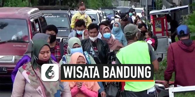 VIDEO: Masuk Zona Merah Wisatawan Masih Ramai di Bandung Barat