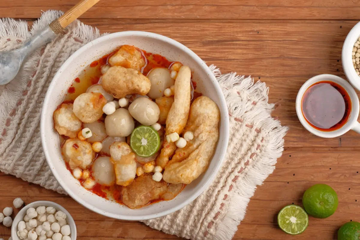 resep bakso aci kuah pedas tidak alot