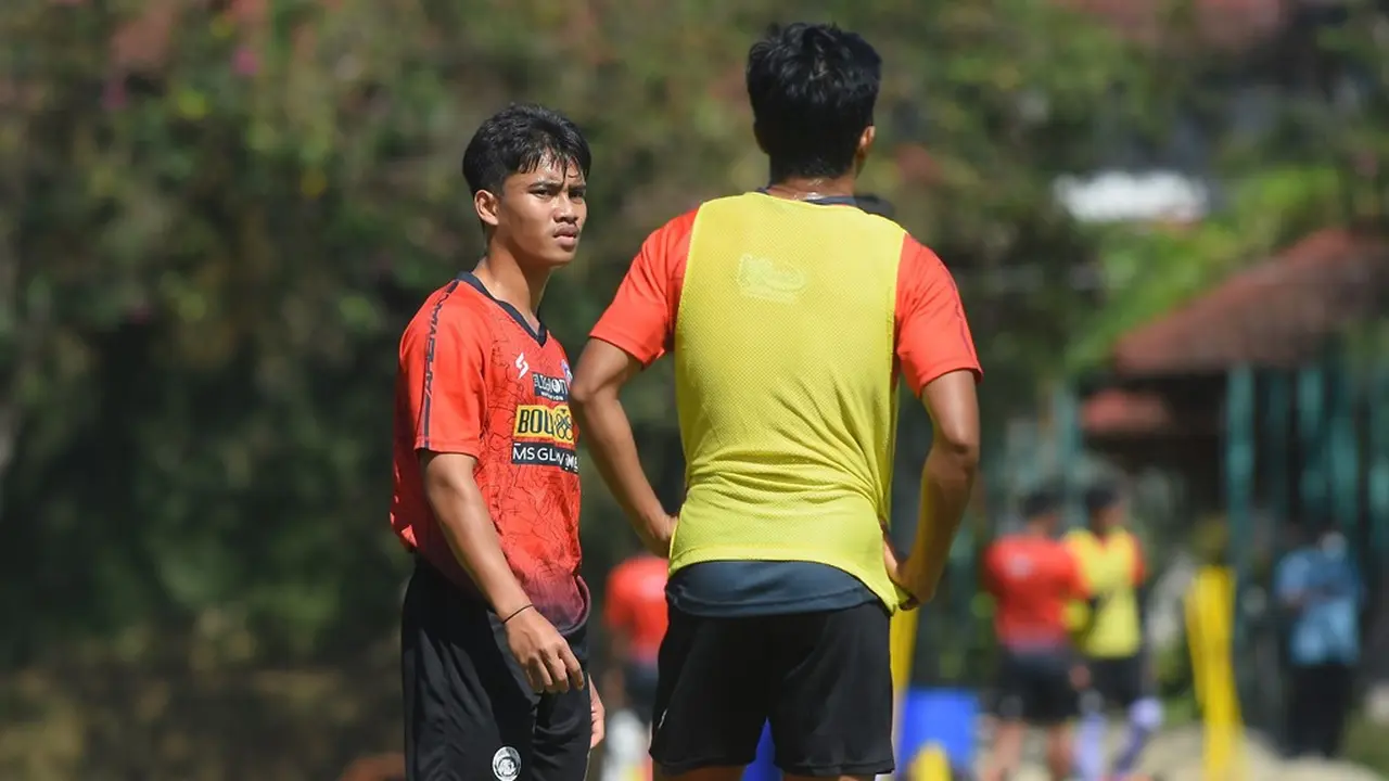 Pemain muda Arema FC, Tito Hamzah.