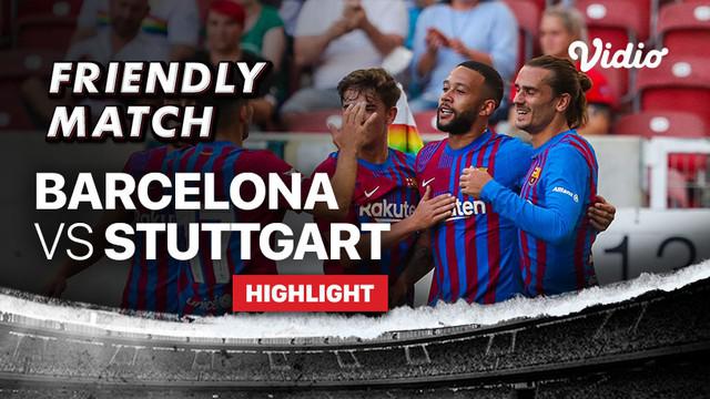 Berita video highlights kemenangan Barcelona atas Stuttgart dalam laga persahabatan, di mana Memphis Depay menorehkan gol mengesankan dalam pertandingan tersebut, Minggu (1/8/2021) dinihari WIB.