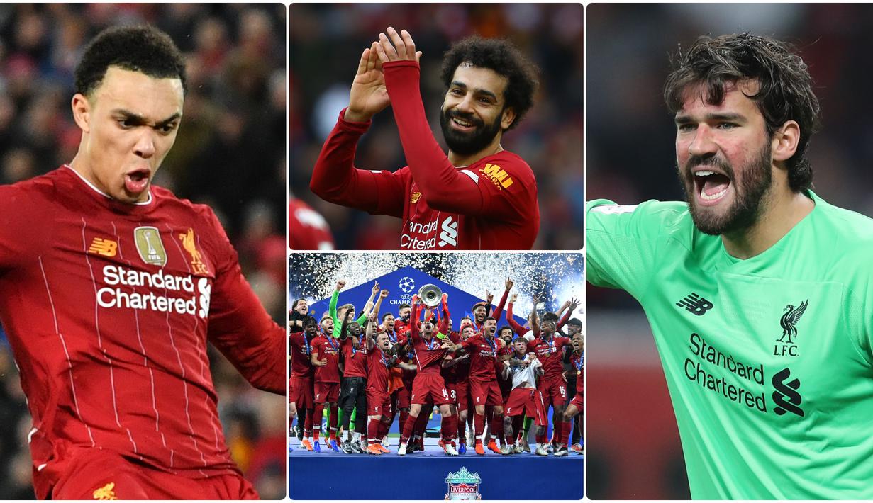 FOTO: 6 Bintang Liverpool saat Meraih Trofi Juara Liga ...