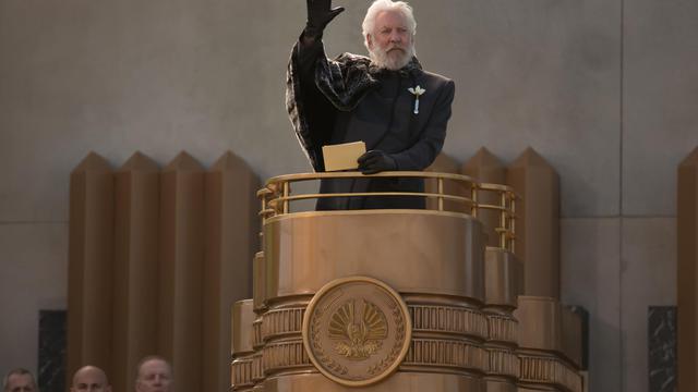 Donald Sutherland dalam The Hunger Games: Catching Fire. (Murray Close - © 2013 - Lionsgate via IMDb)