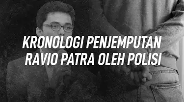 Ravio Patra yang merupakan peneliti kebijakan publik dan pegiat advokasi legislasi dijemput pihak kepolisian.