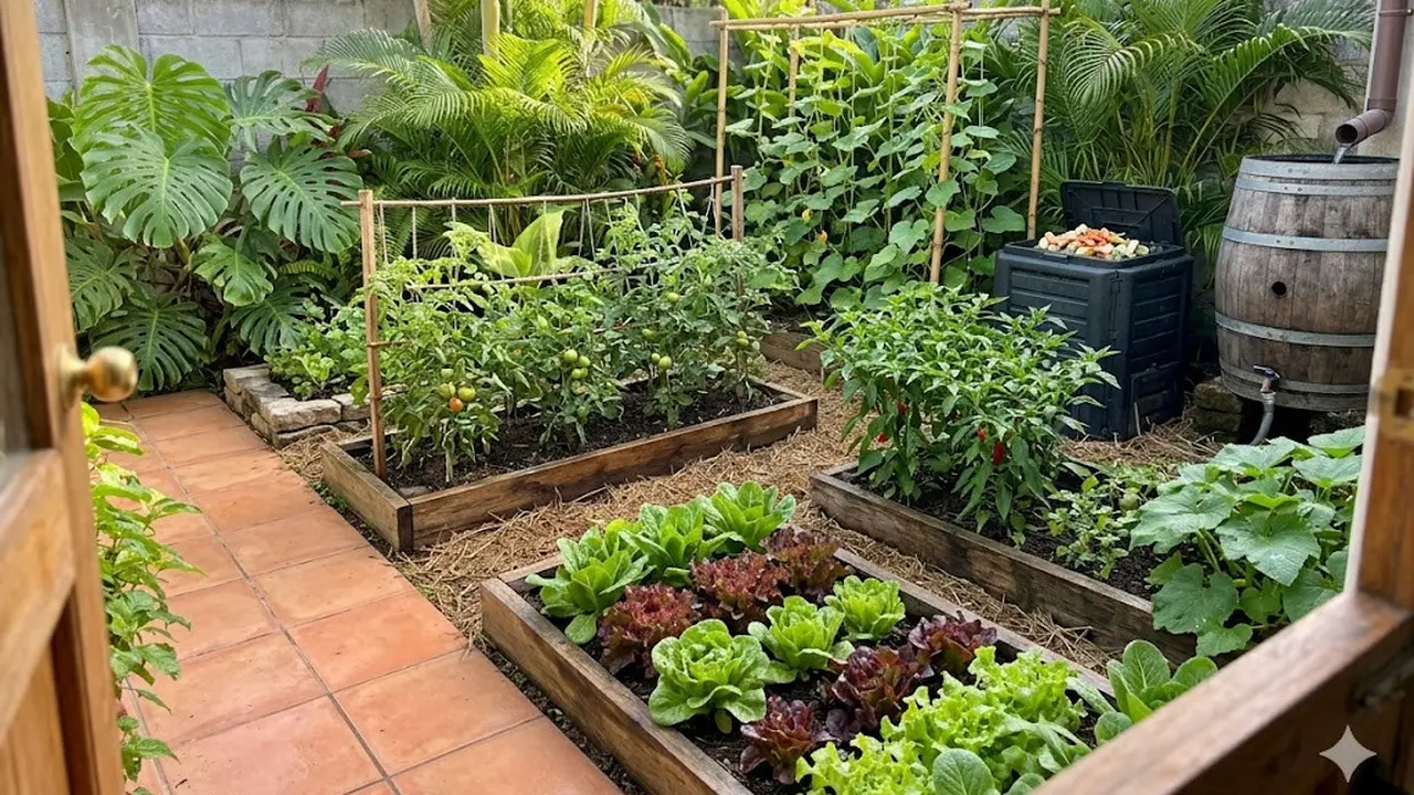 Cara Membuat Kebun Sayur Mandiri Tanpa Boros Pupuk dan Air
