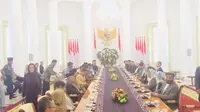 Presiden Jokowi terima kunjungan majelis perdamaian Afganistan di Istana Bogor
