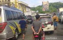 Polres Cianjur Kawal Ketat Aksi Mogok Sopir Angkutan Umum dan Razia Taksi Gelap di Cianjur Selatan