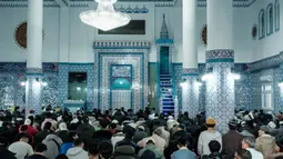 Diperkirakan, umat Muslim di Korea Selatan berjumlah sekitar 100.000 hingga 200.000 orang, yang sebagian besar adalah penduduk imigran. (YASUYOSHI CHIBA/AFP)