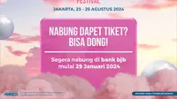 Bank BJB memberikan promo tiket LaLaLa Festival bagi para nasabah eksisting maupun calon nasabah.