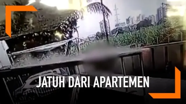 VIDEO: Ajaib, Gadis Selamat Jatuh dari Lantai 12 Apartemen