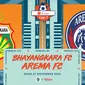 Shopee Liga 1 - Bhayangkara FC Vs Arema FC (Bola.com/Adreanus Titus)