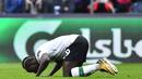 Gol pembuka Liverpool lahir dari kaki pemain Senegal, Sadio Mane pada menit ke-49’ saat melawan tuan rumah Crystal Palace pada pekan ke-32 Premier League di Selhurst Park, London, (31/3/2018). Liverpool menang 2-0. (AFP/Glyn Kirk)
