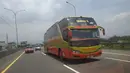 Rahayu Santosa Jetliner Semi-High Deck (SHD) milik PO Bima Suci.