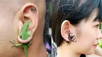 Anting nyeleneh (Sumber: Instagram/receh.id)