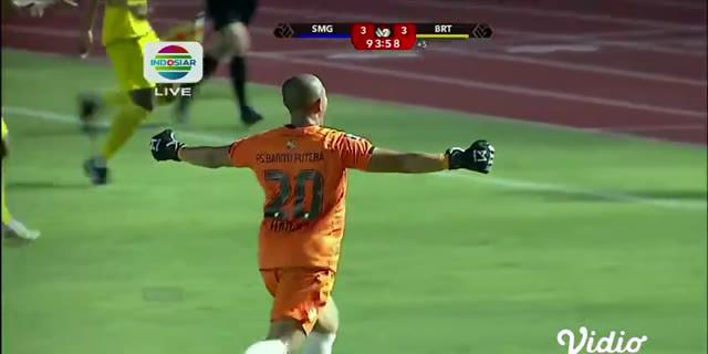 VIDEO: Gol Dramatis Rizky Pora yang Selamatkan Barito Putera dari Kekalahan Melawan PSIS Semarang