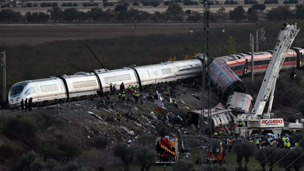 Kecelakaan kereta di Spanyol